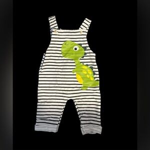 Poppy Mini Dinosaur striped bibs size 6 months